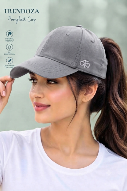 Ponytail Cap with Auto-Closure