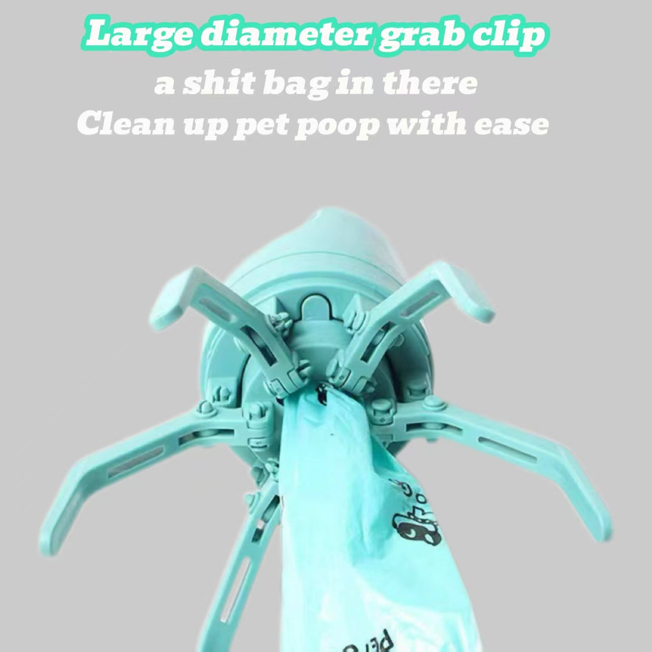 Pet Potty Picker with Built-in Poop Bag Dispenser