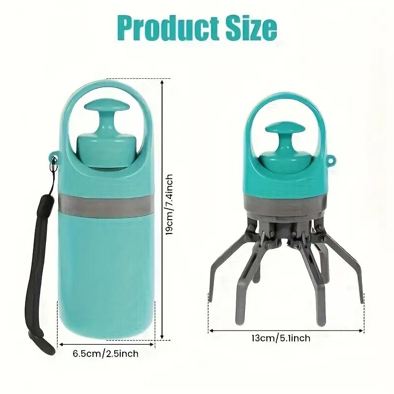 Pet Potty Picker with Built-in Poop Bag Dispenser