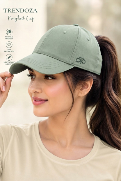 Ponytail Cap with Auto-Closure