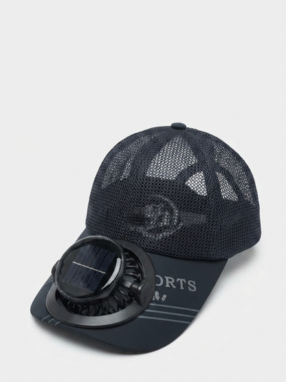Solar Powered Fan Baseball Cap